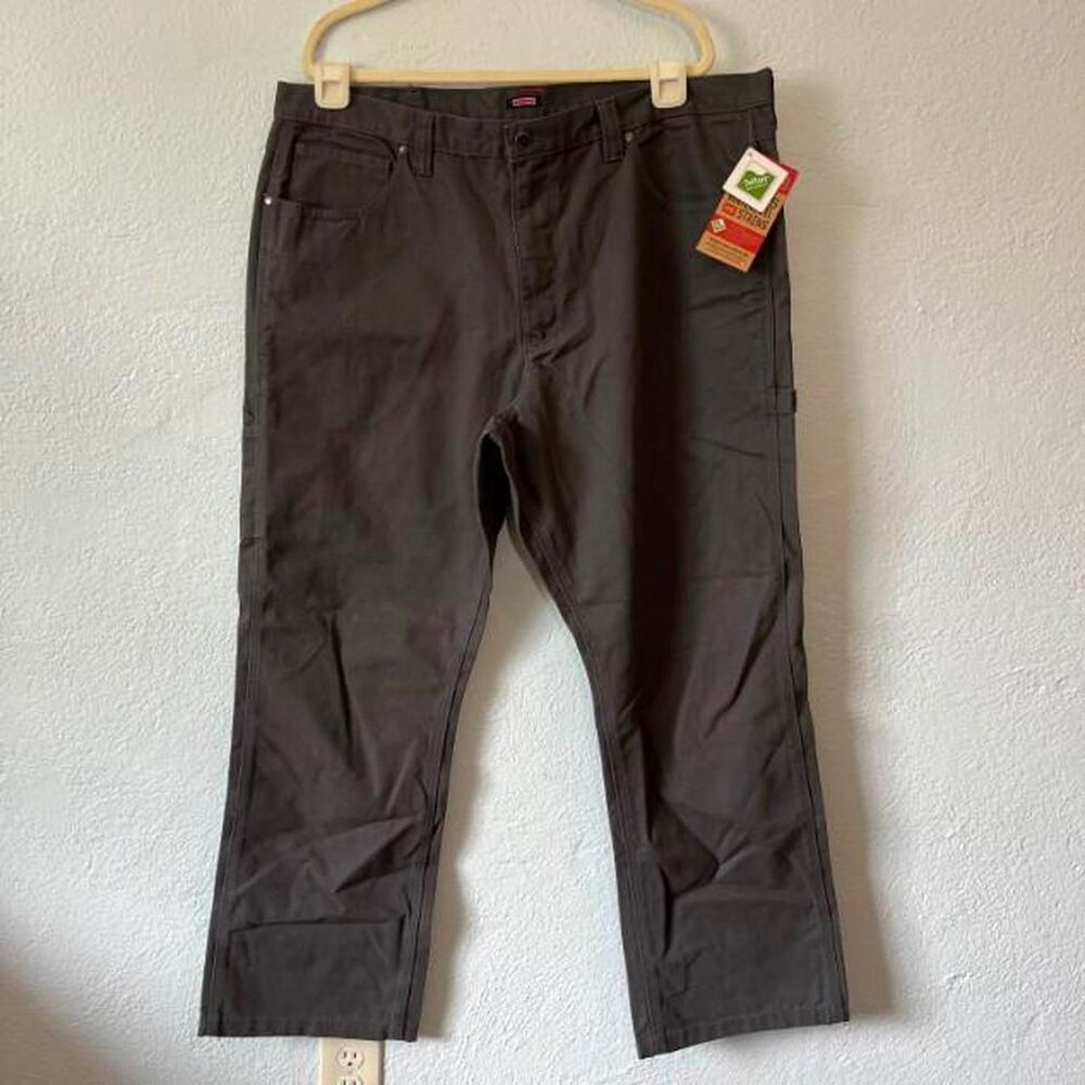 Dickies Men's Grey and Brown Trousers